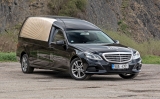 Test pohřebního auta Mercedes Benz E